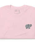 Think Ocean Elephant Aspirations Cotton Embroidered T-Shirt