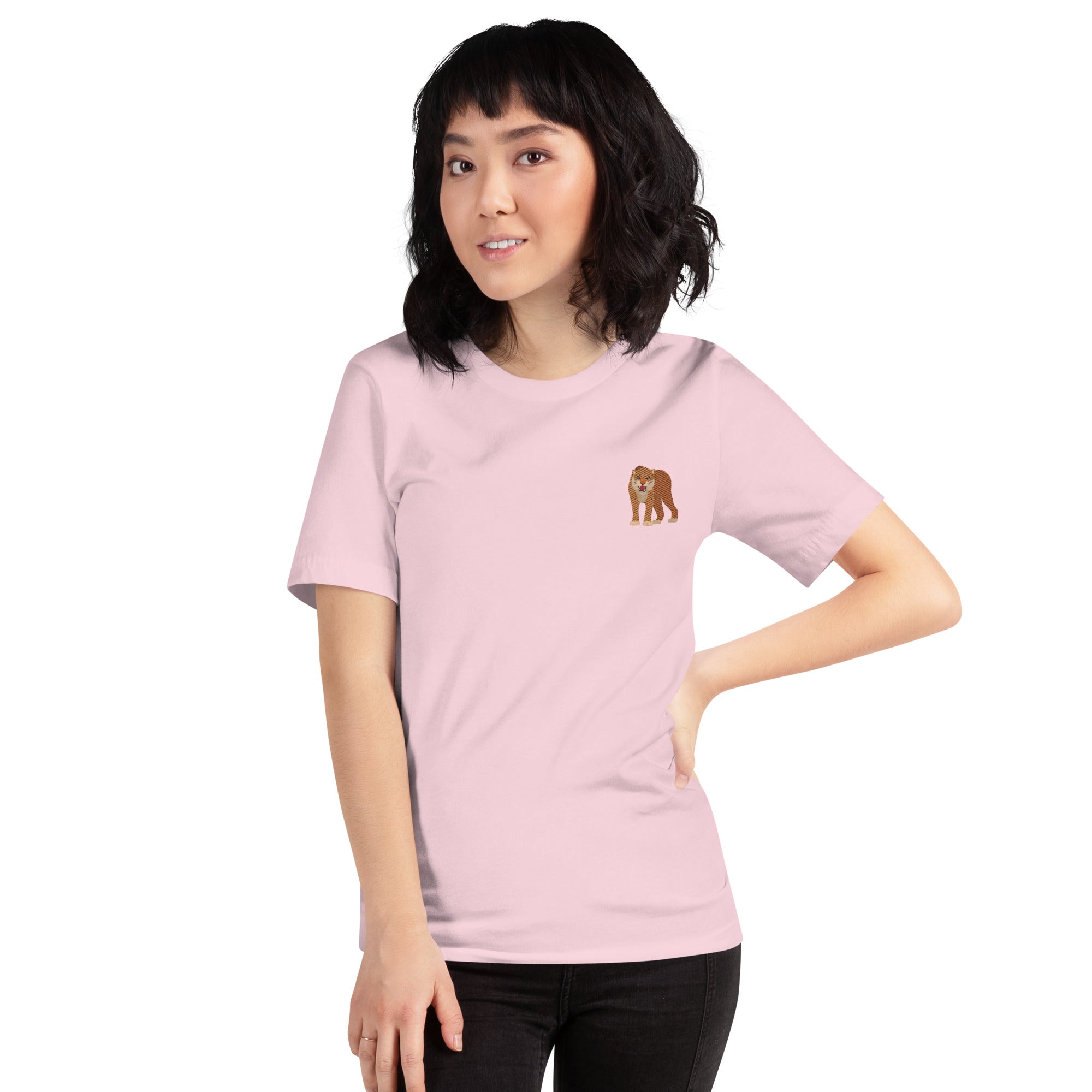 Think Ocean Tiger Aspirations Cotton Embroidered T-Shirt