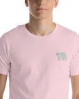 Think Ocean Polar Bear Aspirations Cotton Embroidered T-Shirt