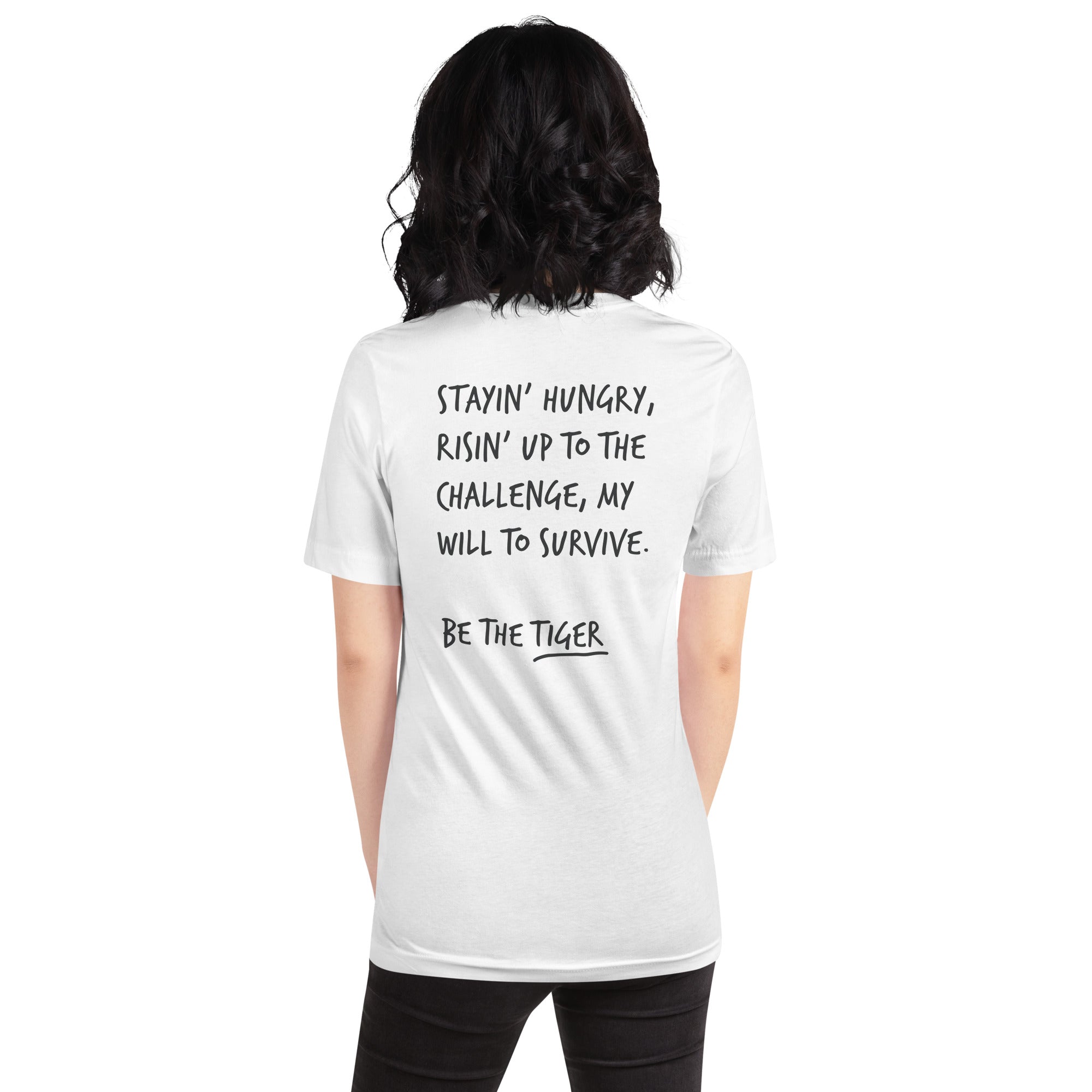 Think Ocean Tiger Aspirations Cotton Embroidered T-Shirt