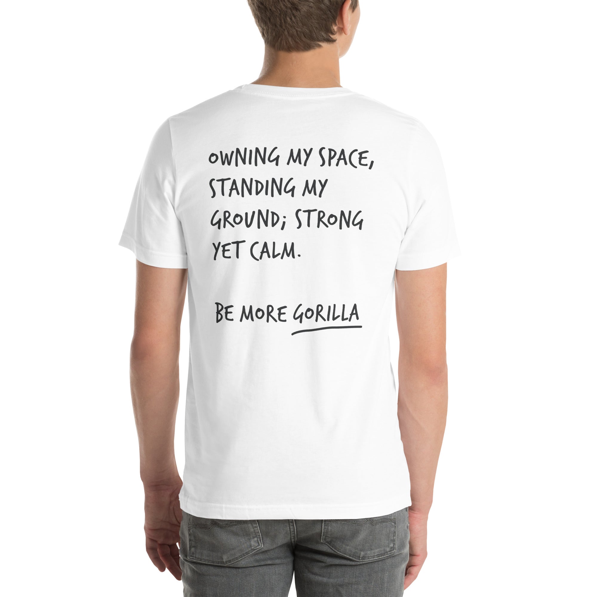 Think Ocean Gorilla Aspirations Cotton Embroidered T-Shirt