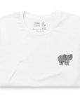 Think Ocean Elephant Aspirations Cotton Embroidered T-Shirt