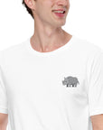 Think Ocean Rhino Aspirations Cotton Embroidered T-Shirt