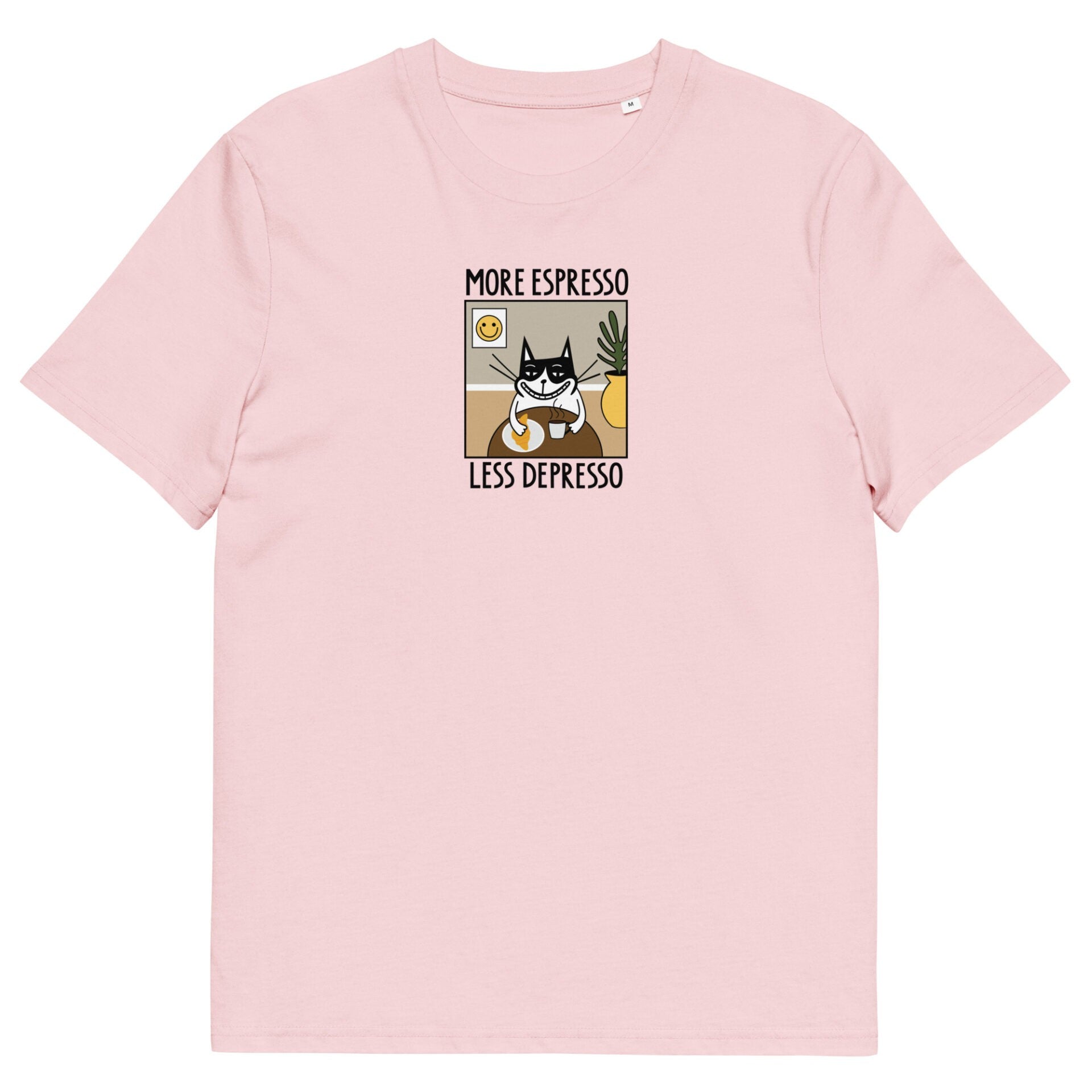 More Espresso Less Depresso Unisex Cotton T Shirt