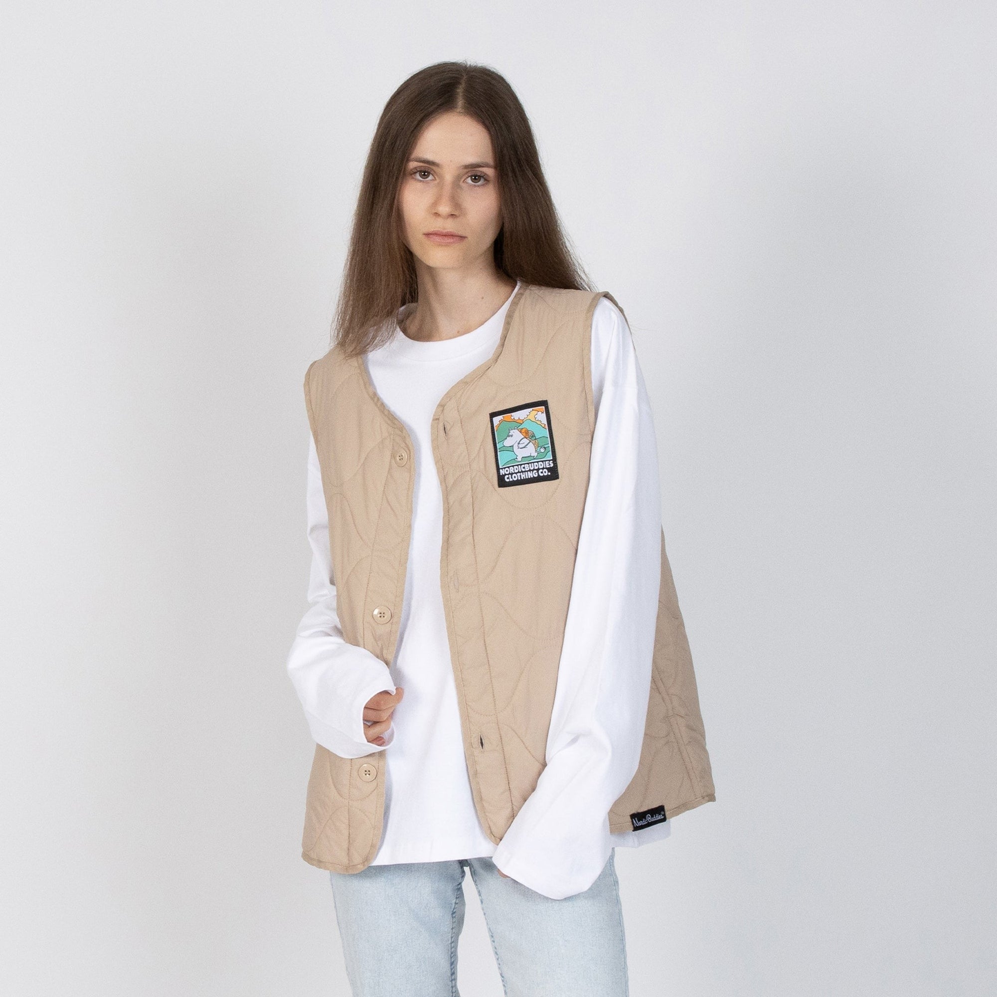 Adventure Ready Unisex Vest in Beige