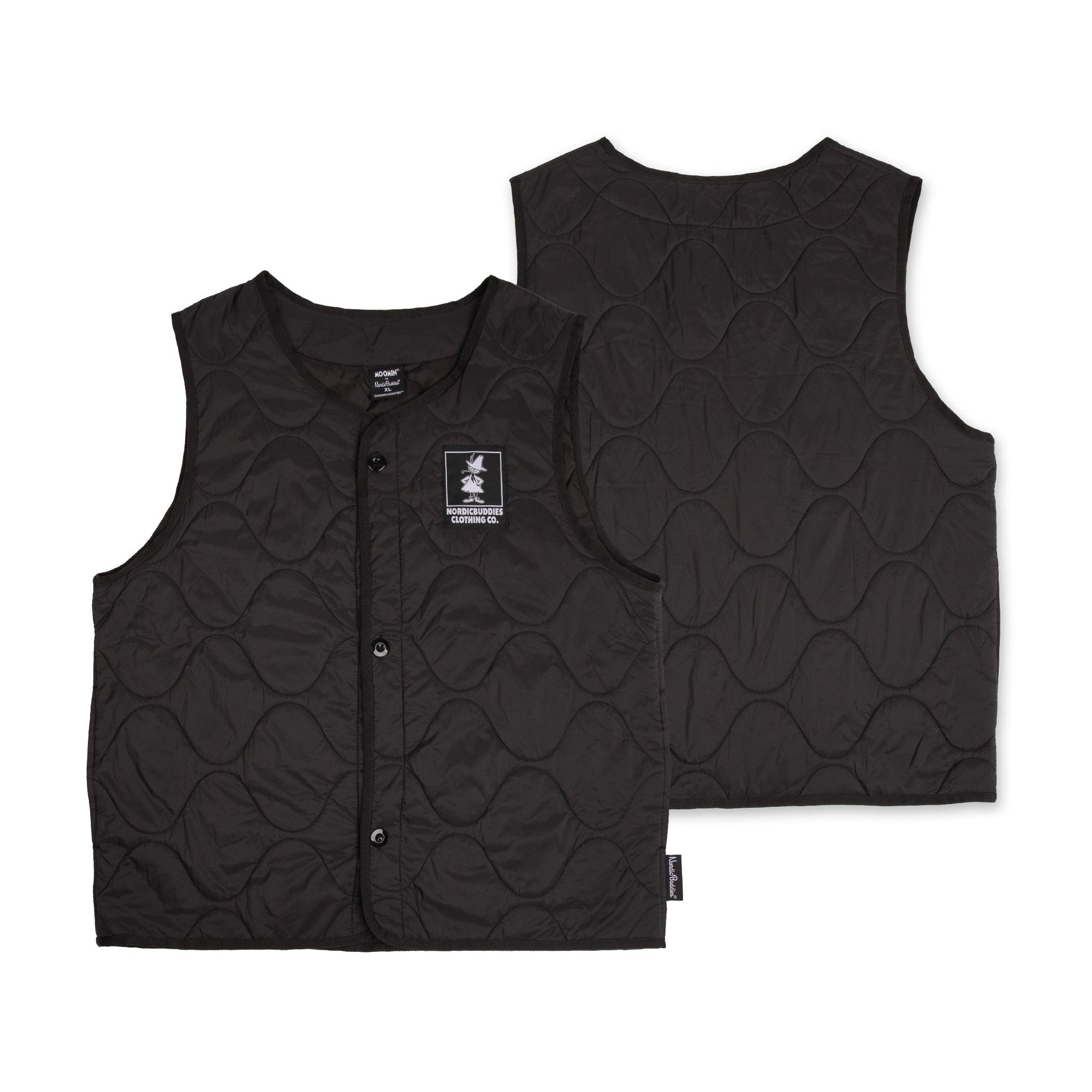 Unisex Black Outdoor Fishing Vest