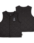 Unisex Black Outdoor Fishing Vest
