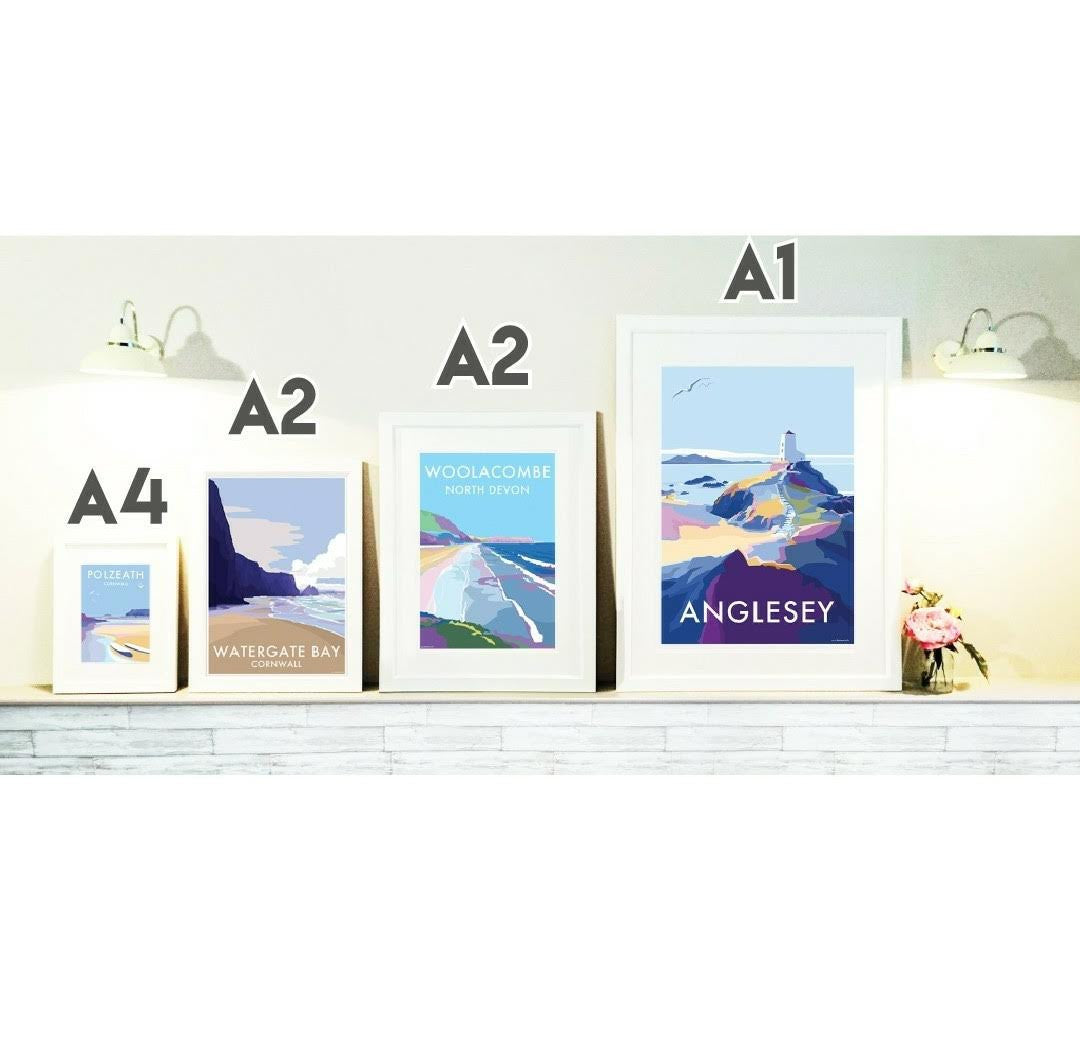 Rock Vintage Travel Poster Print