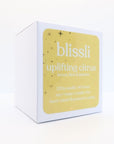 Uplifting Citrus Lemon Lime and Jasmine Soy Candle 220g