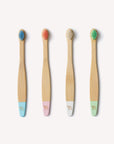 Baby Bamboo Toothbrush - 4 Pack - Extra Soft Bristles