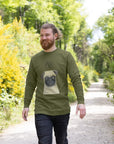 Pug or Snorty Potato? Men's Crew Neck Sweatshirt for Pug Lovers