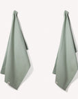 Organic Cotton Tea Towels - Herringbone Weave - Set of 2