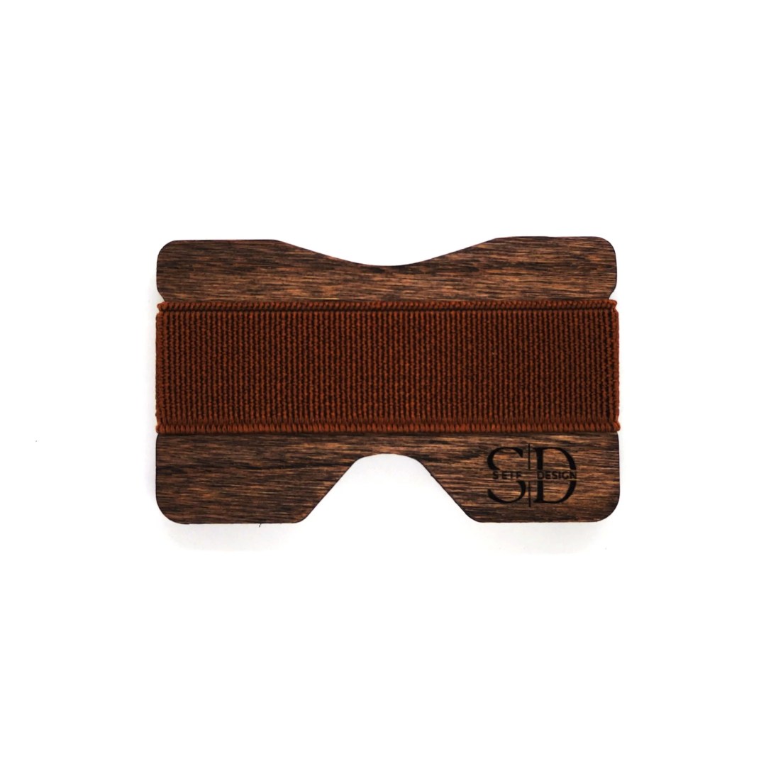 Vaffa Tõmmu - Oak Card Holder with RFID Blocking