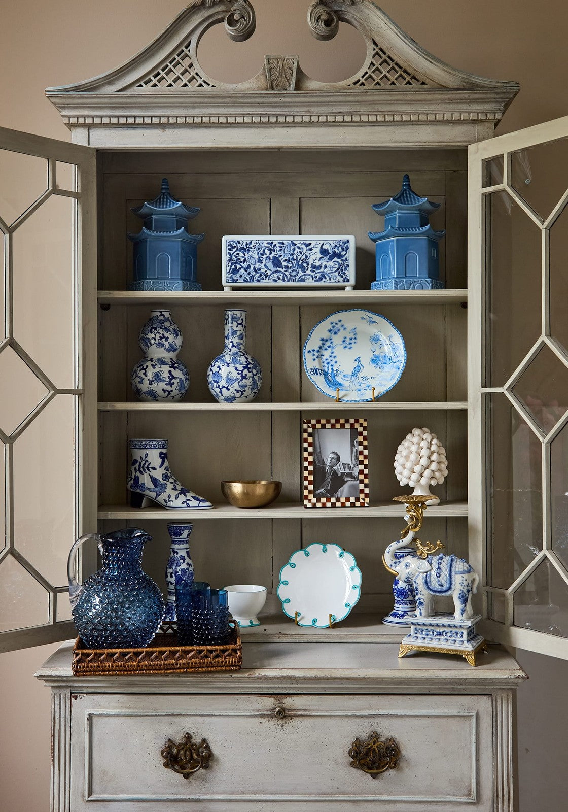 Delft Tulipiere Rectangle Vase