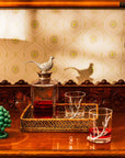 Silver Crest Crystal Decanter