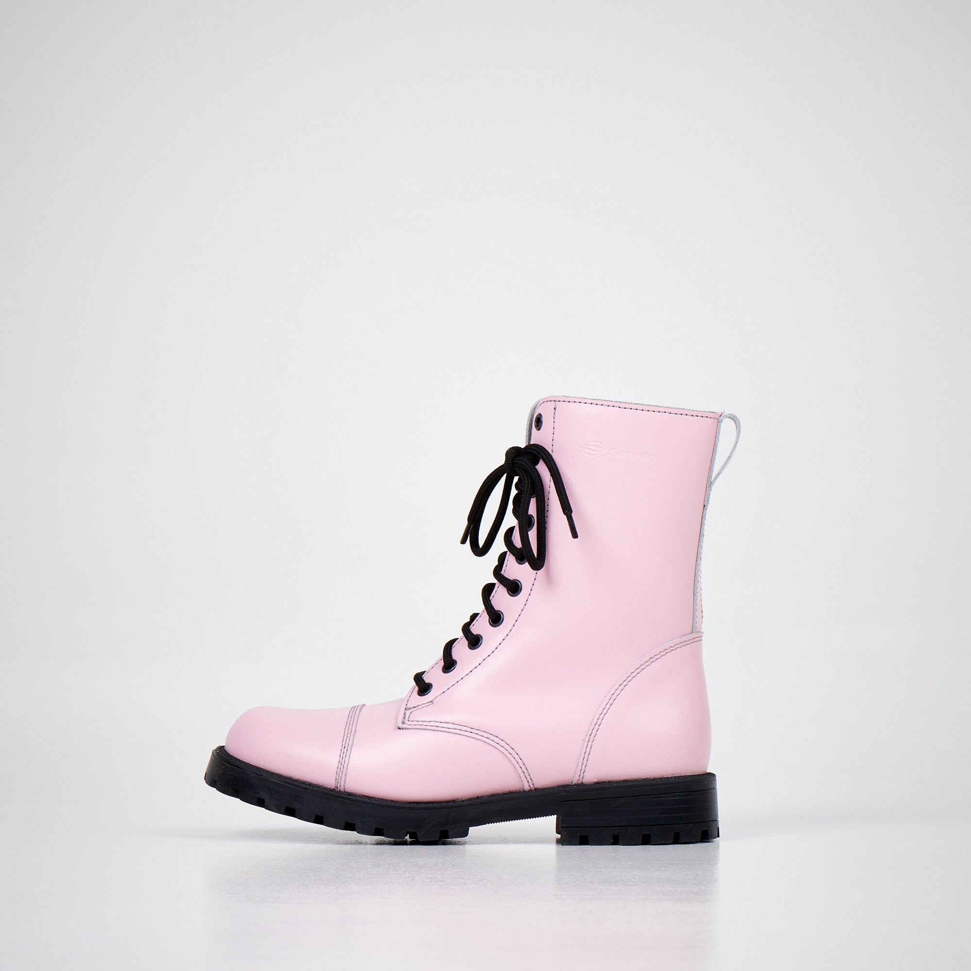 Pink Leather Boots for Daily Misadventures