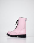 Pink Leather Boots for Daily Misadventures