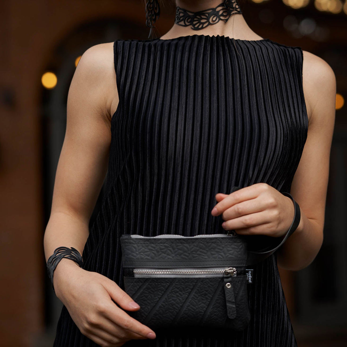 Erin Vegan Wristlet and Belt Pouch