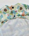 Long Sleeved Bib - Vegetable Garden