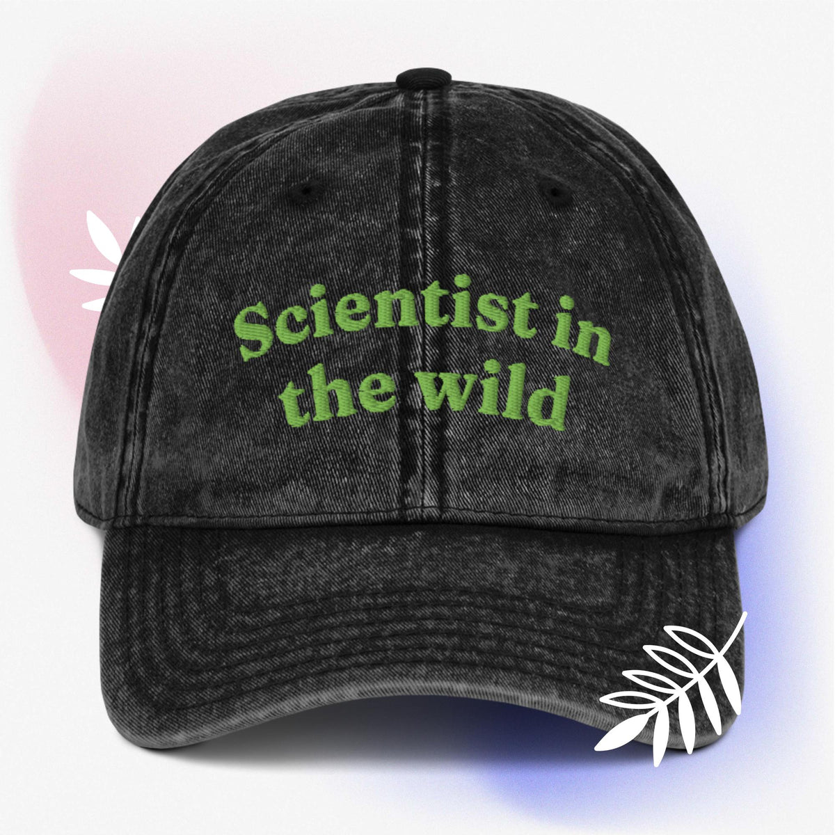 Cool Scientist in the wild Vintage effect Cotton Twill unisex Cap
