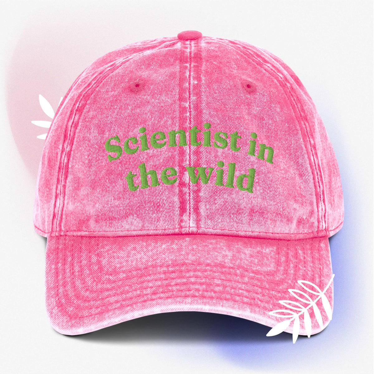 Cool Scientist in the wild Vintage effect Cotton Twill unisex Cap