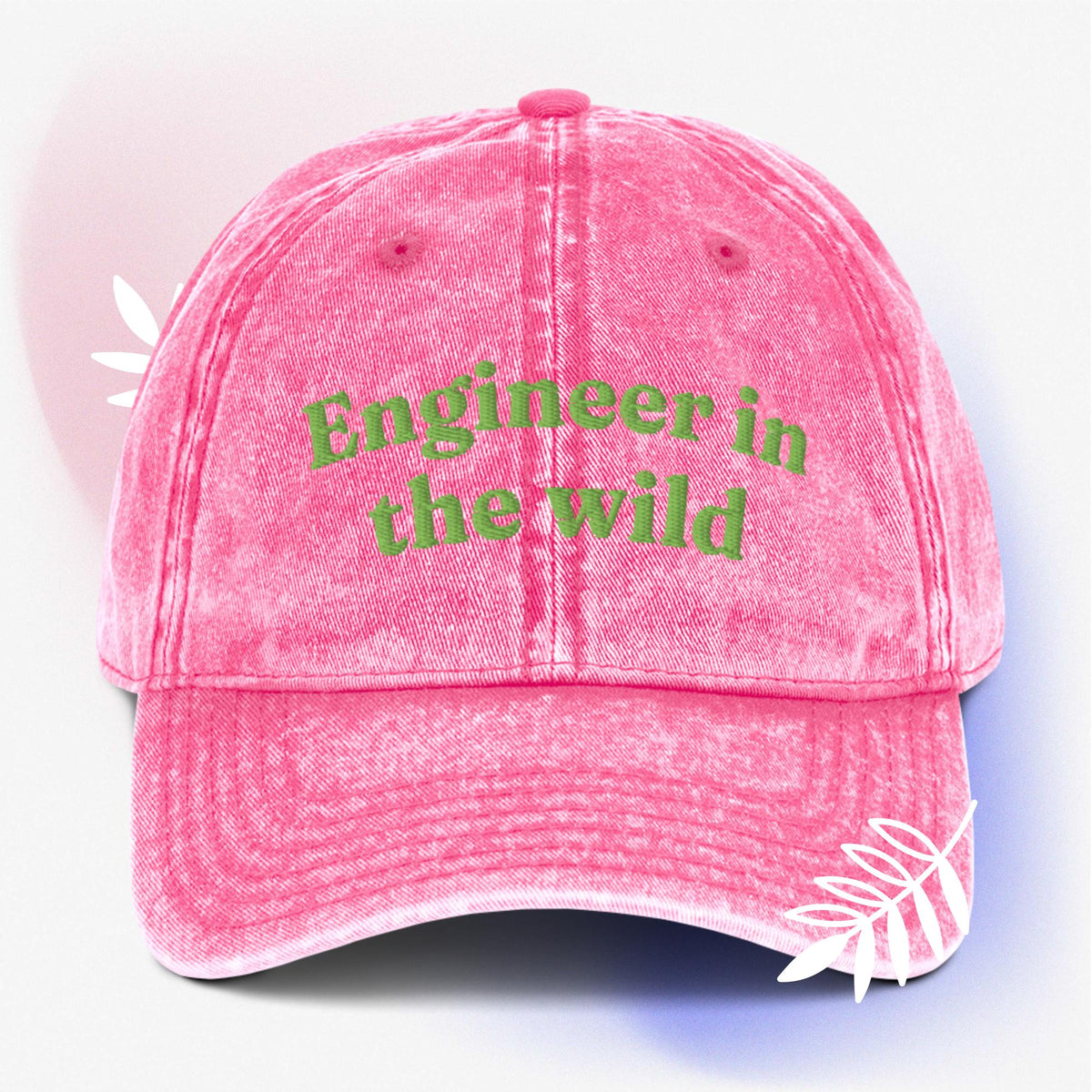 Cool Engineer in the wild Vintage effect Cotton Twill unisex Cap