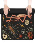 Macabre & Mantras — Tattoo Design Yoga Mat (3mm) | Yune Yoga-3
