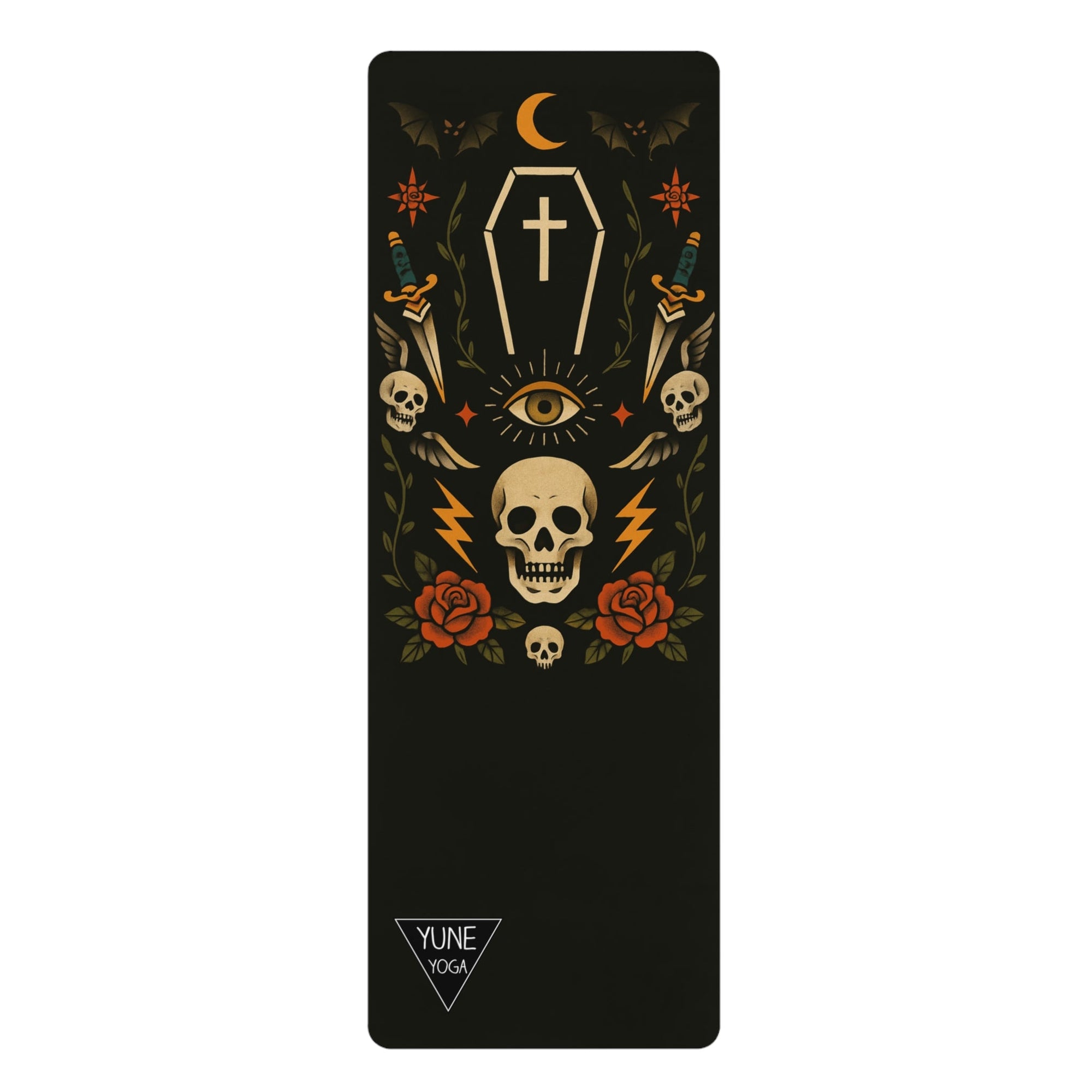 Elder Sigil Flow — Tattoo Elder Non-Slip Yoga Mat (3mm)-0
