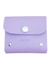 Handmade Leather Simple Coin Purse - Pastel Violet