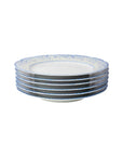 Virginia Blue and White Dinner Plates  - Set of 4