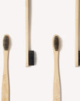 Adult Bamboo Toothbrush - 4 Pack - Firm Bristles