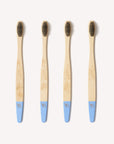 Adult Bamboo Toothbrush - 4 Pack - Firm Bristles