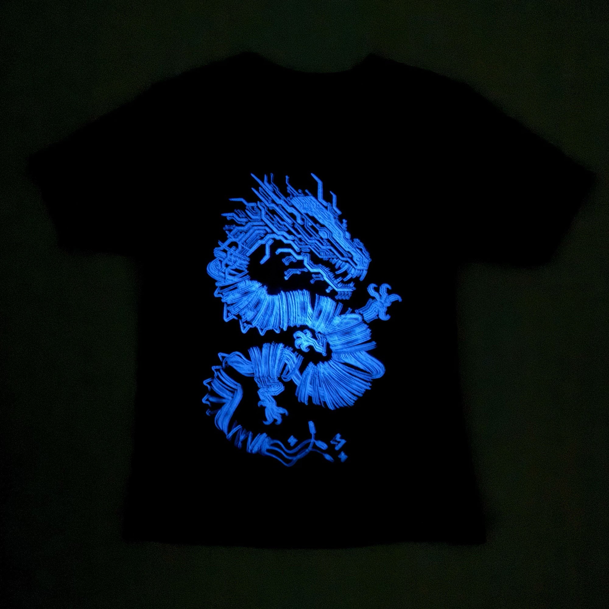 Volt Dragon Kids T-shirt (Glow in the Dark)-1