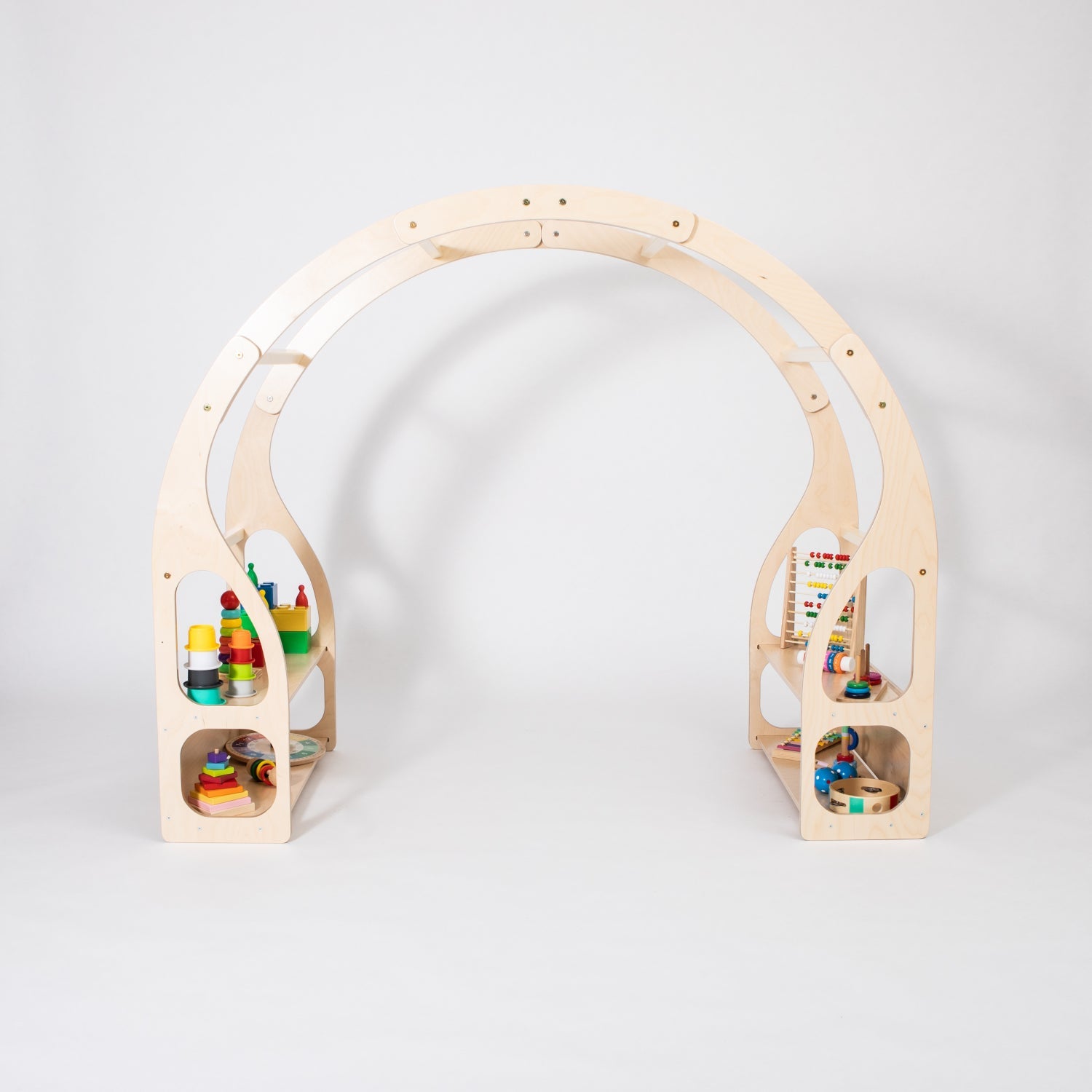 Montessori Toy Shelf and Pretend Play Stand