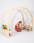 Montessori Toy Shelf and Pretend Play Stand