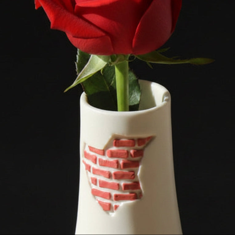 Ceramic Table Vase – Handmade Flower Holder