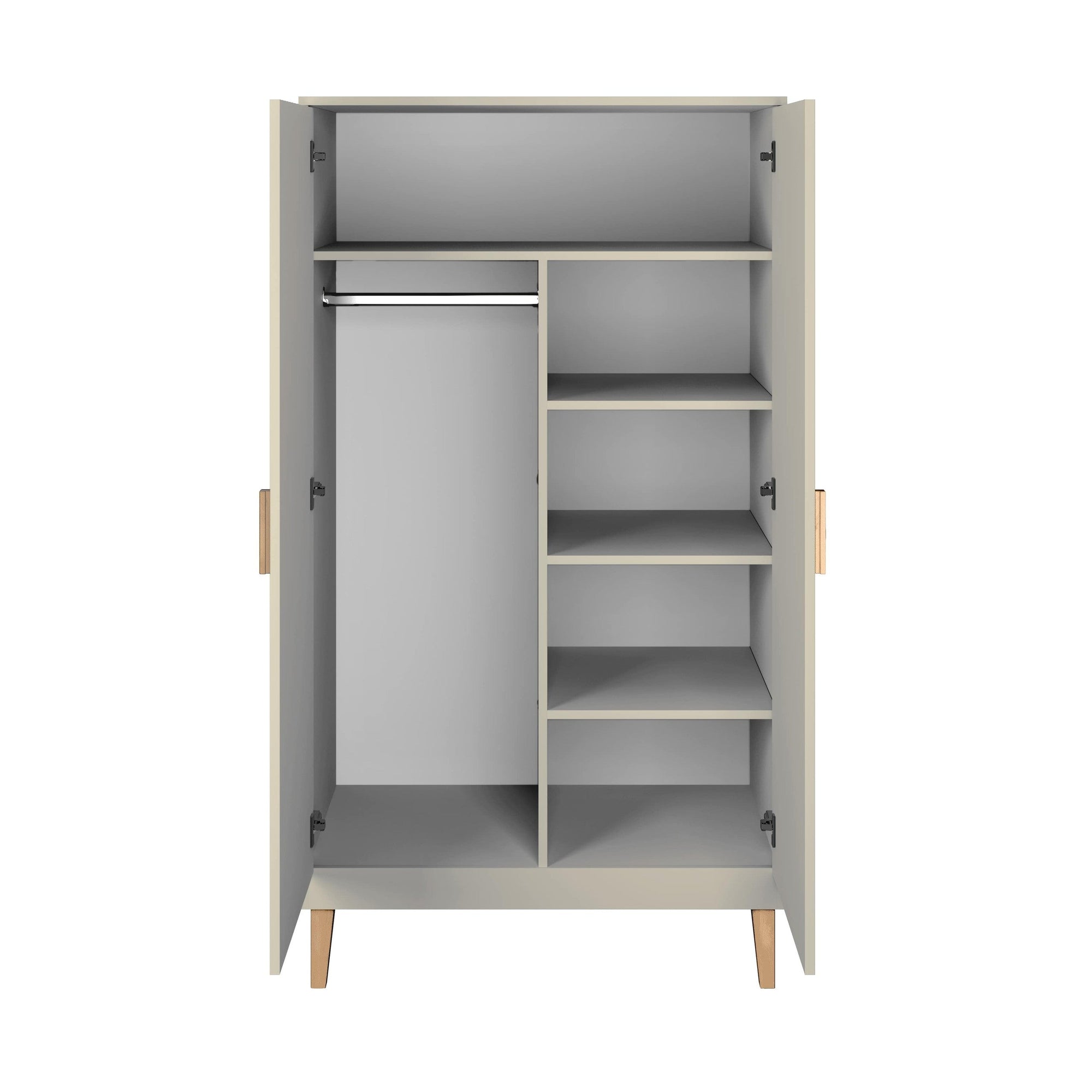Wardrobe in Cashmere Finish for Children’s Rooms