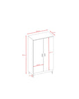 Wardrobe Kubi - Grey