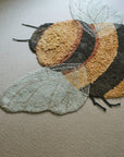 Washable Bee Rug 115 x 150 cm