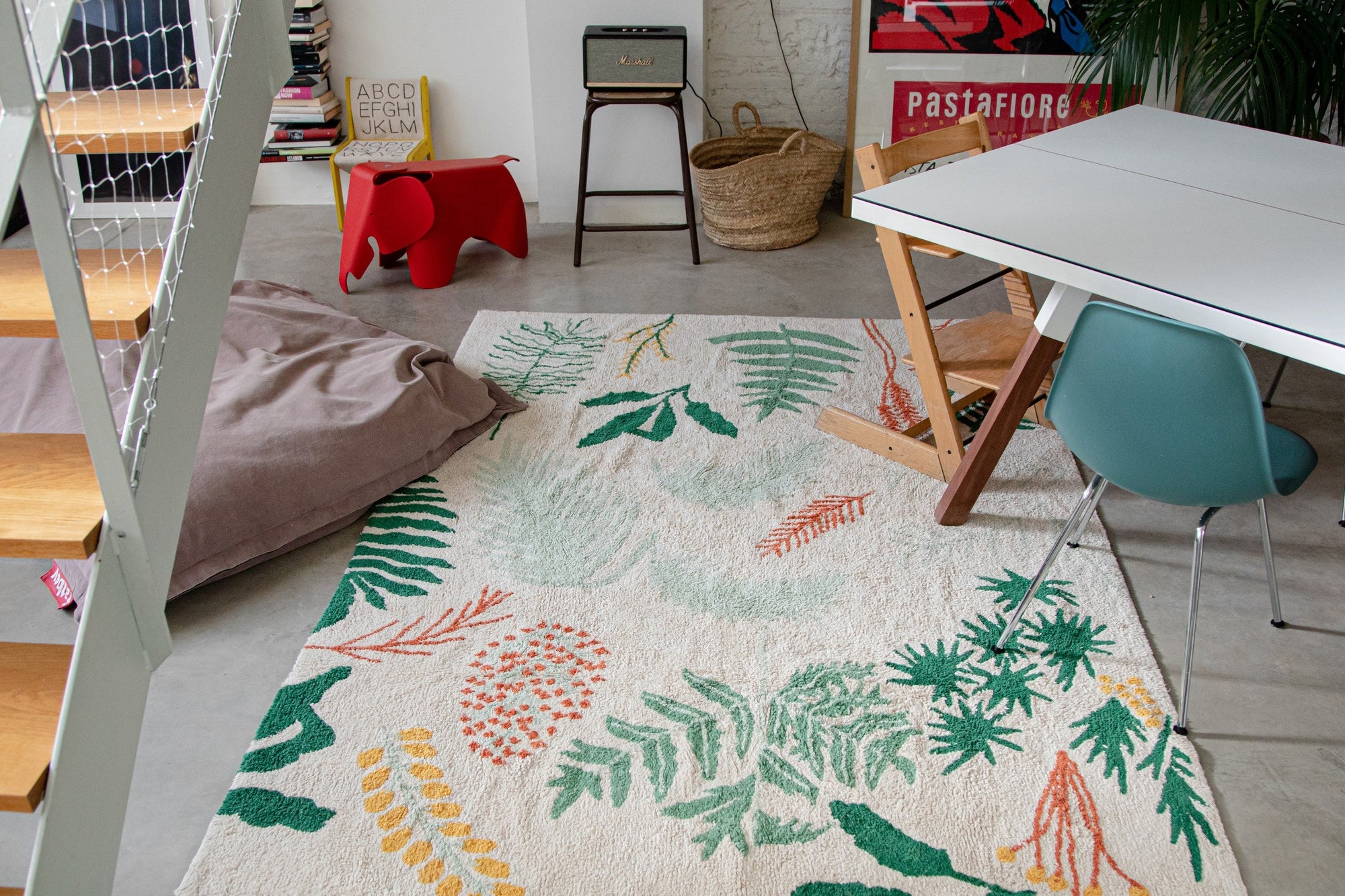 Refresh Your Space with the Tropical Charm of Our 100% Cotton Rug - Eco-Friendly & Stylish by Lorena Canals at www.brixbailey.com