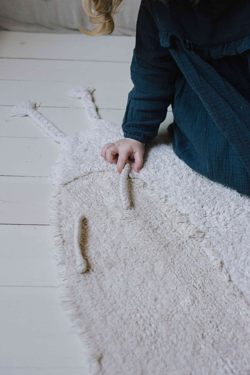 Washable Snail Rug 90 x 130 cm