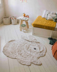 Washable Bunny Rug 130 x 135 cm