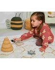 Washable Pollination Play Rug with Handmade Accessories