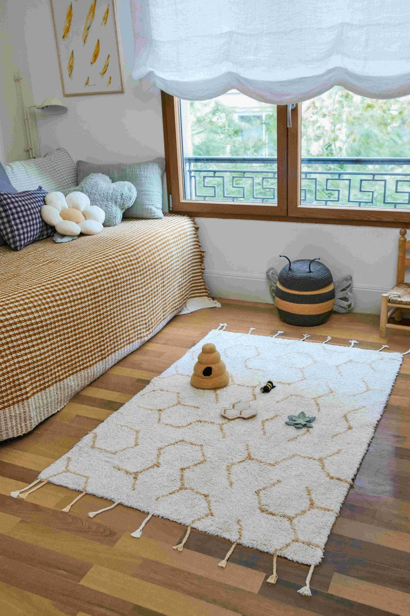 Washable Pollination Play Rug with Handmade Accessories