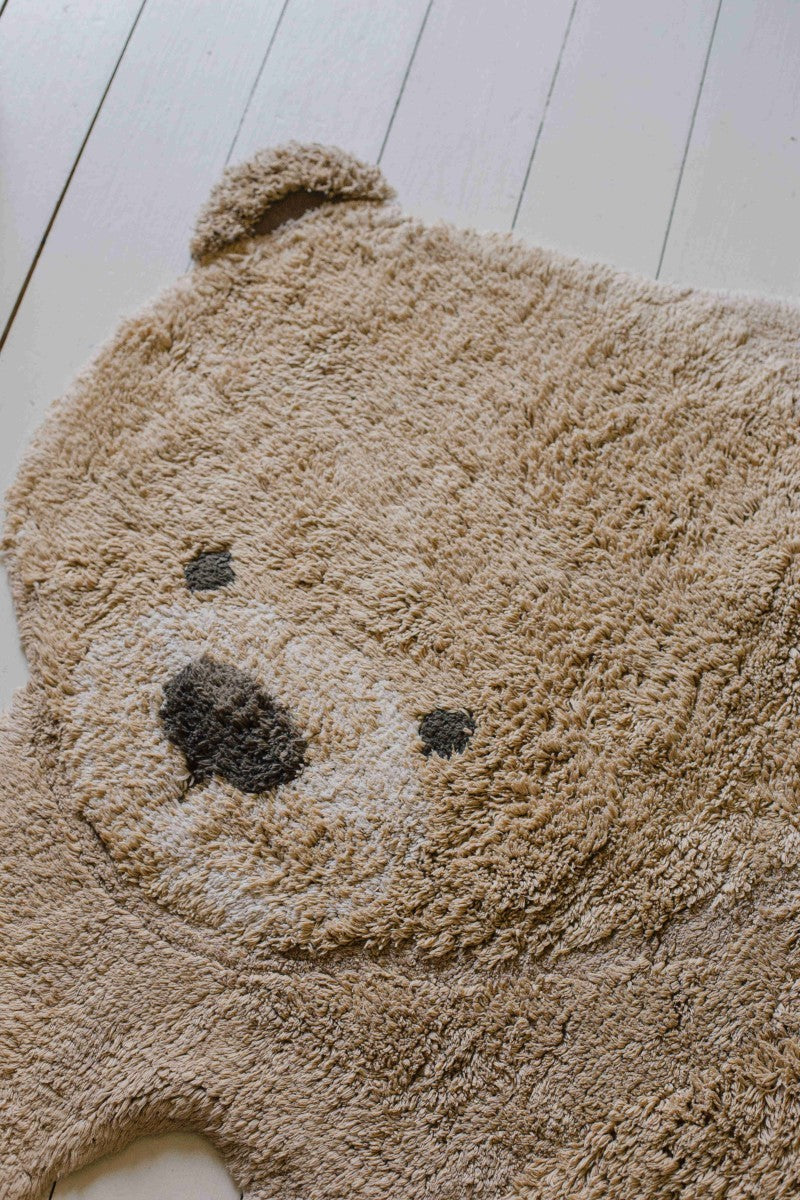 Washable Bear Rug 120 x 122 cm