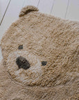 Washable Bear Rug 120 x 122 cm