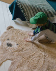 Washable Bear Rug 120 x 122 cm