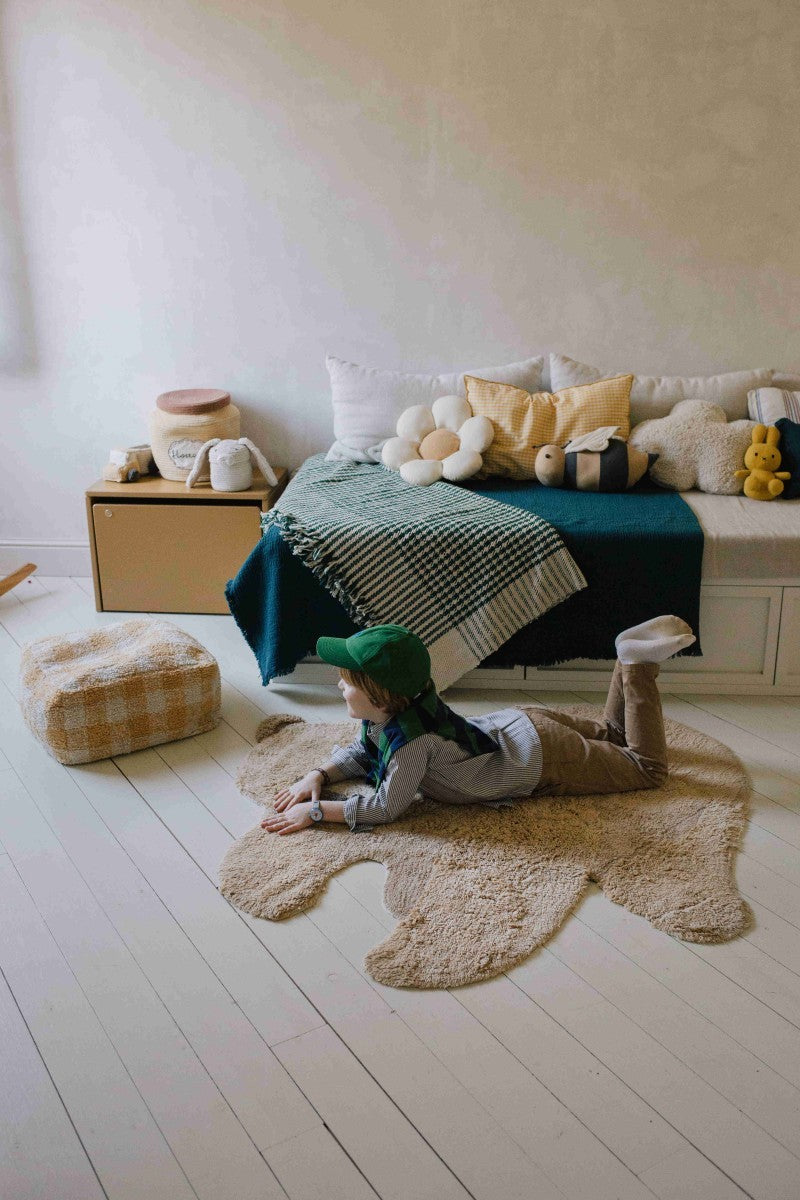 Washable Bear Rug 120 x 122 cm