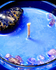 Water Elements - Crystal Infused Scented Candle