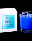 Water Elements - Crystal Infused Scented Candle
